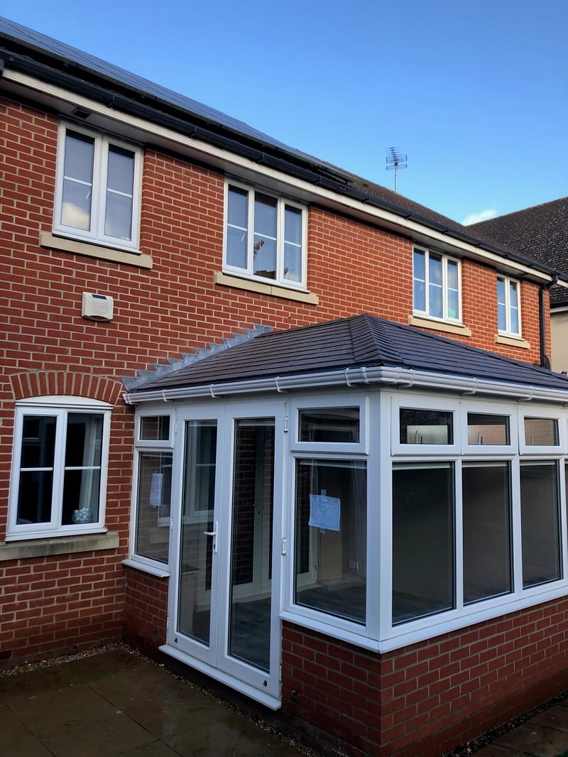 Conservatory after having a Guardian Warm Roof transformation in Caldecote,Cambridgeshire