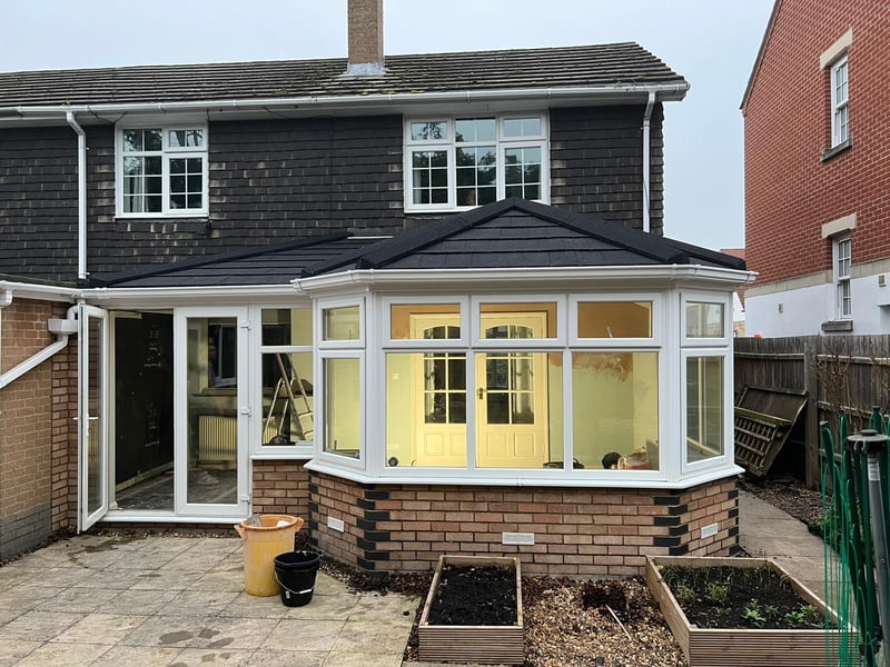Binge's Conservatory after having a Conservatory Roof Conversion