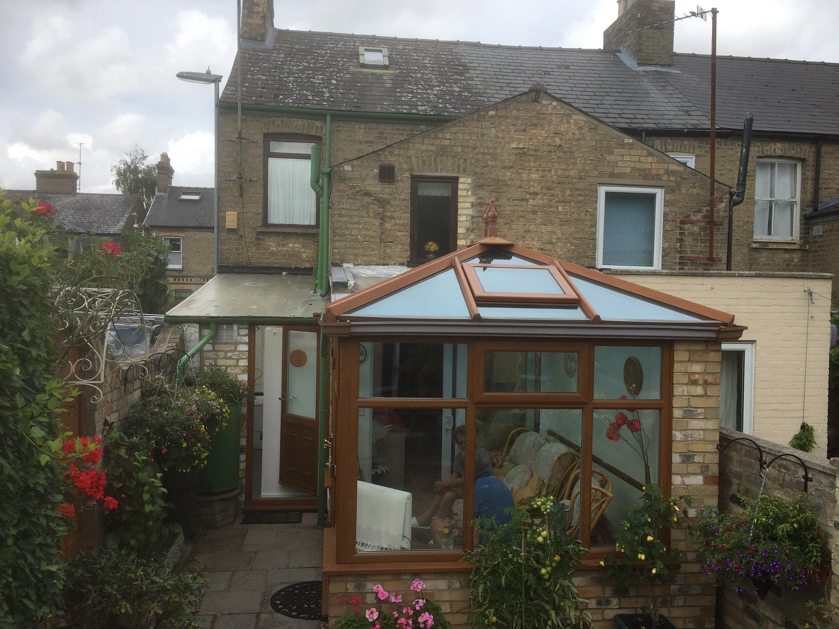 Conservatory before a Guardian Warm Roof Transformation