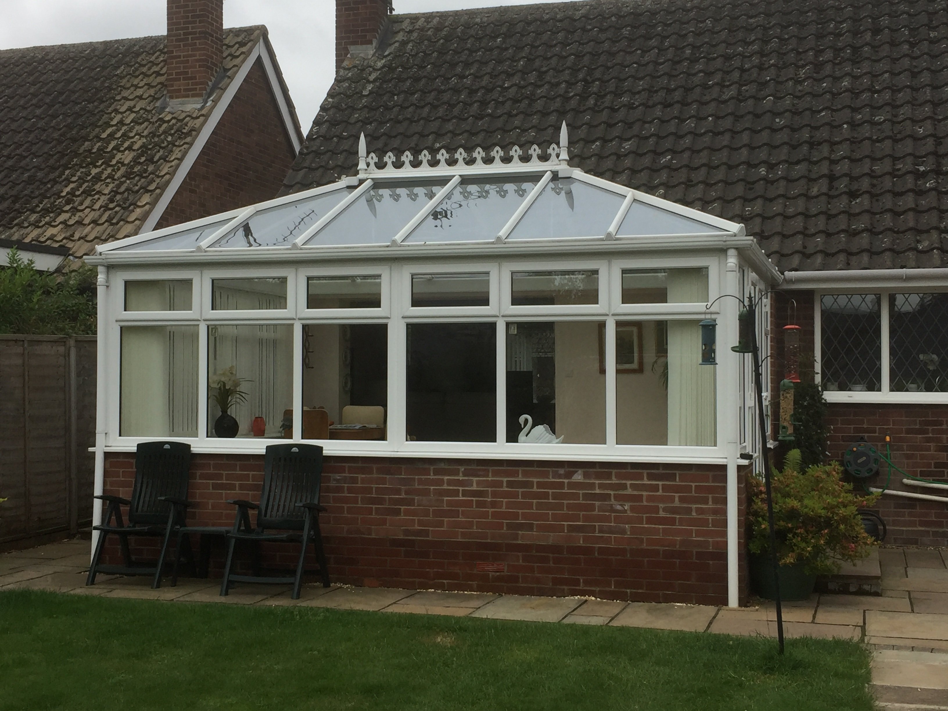 Conservatory in Hertfordshire before a Insulated Conservatory Roof transformation