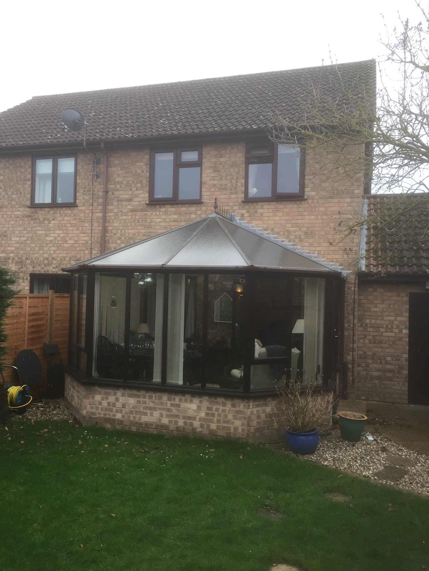 Conservatory in Cambridgeshire before a Conservatory Roof Replacement 
