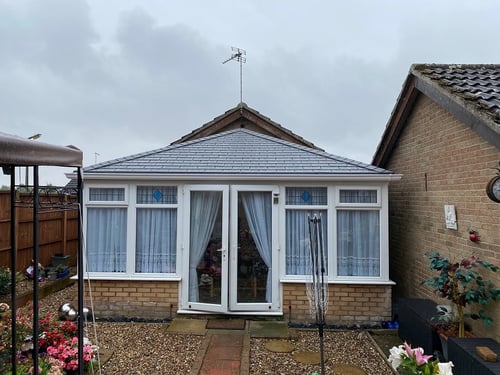 Conservatory transformation with a Guardian Warm Roof in Haverhill, Suffolk