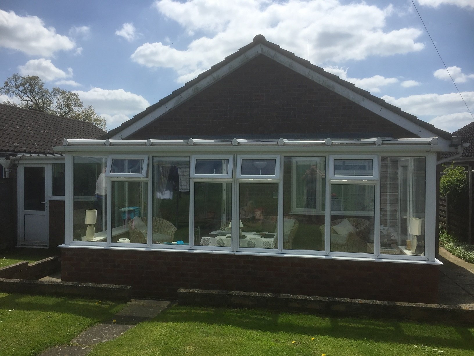 Conservatory in Diss before a Tiled Conservatory Roof Conversion
