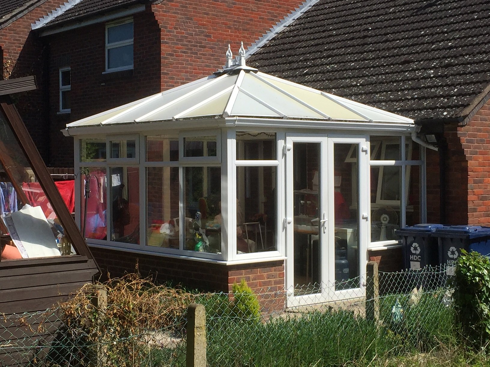 Conservatory before a Tiled Conservatory Roof transformation