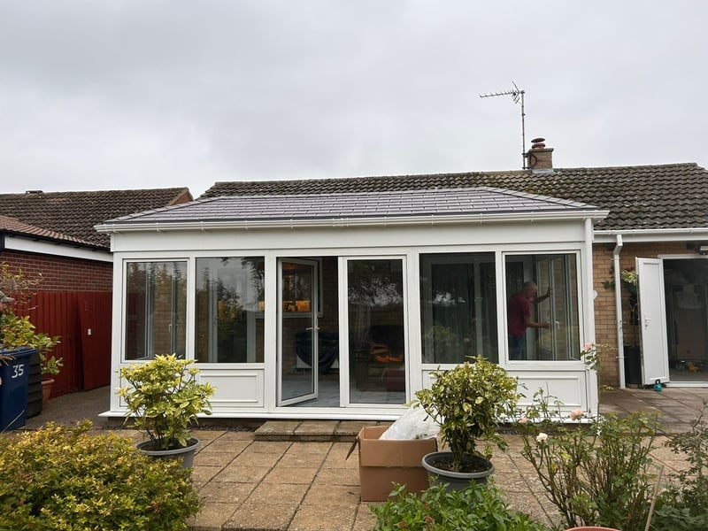 The Morgan's family transformed conservatory with a solid, insulated roof