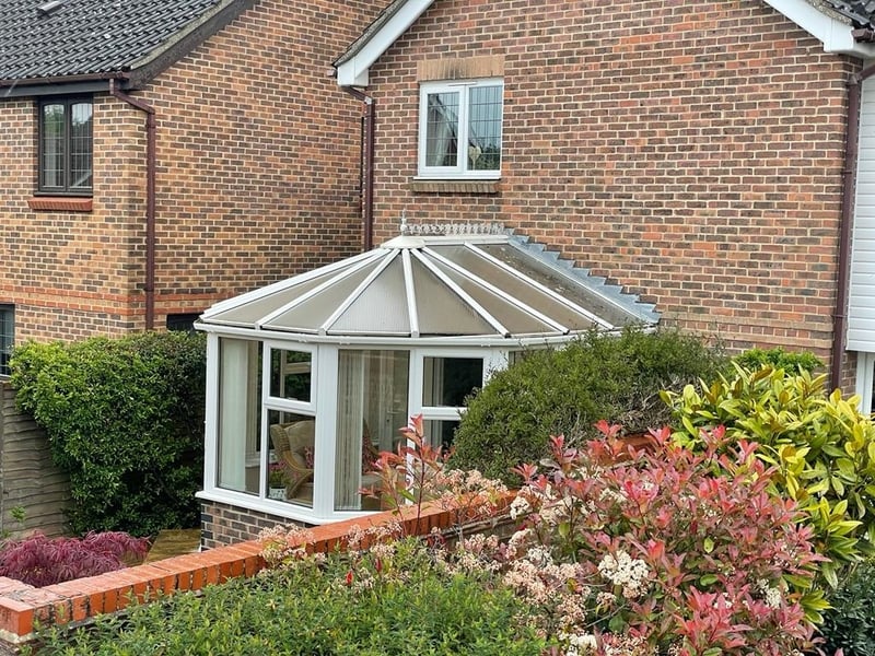 Conservatory before being transformed through a roof replacement