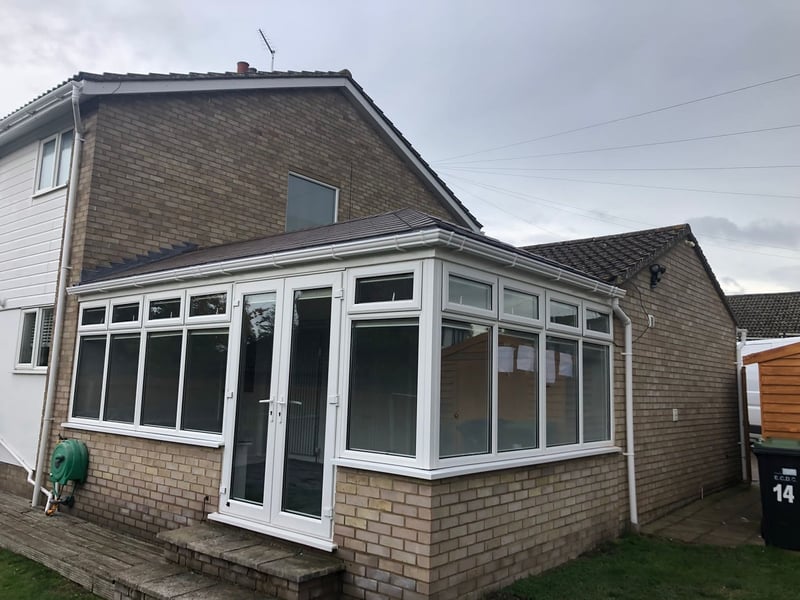 Spencer conservatory after being converted with a solid, insulated roof