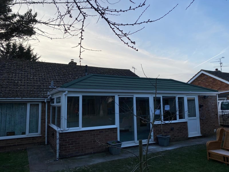 Steele after having an insulated conservatory roof
