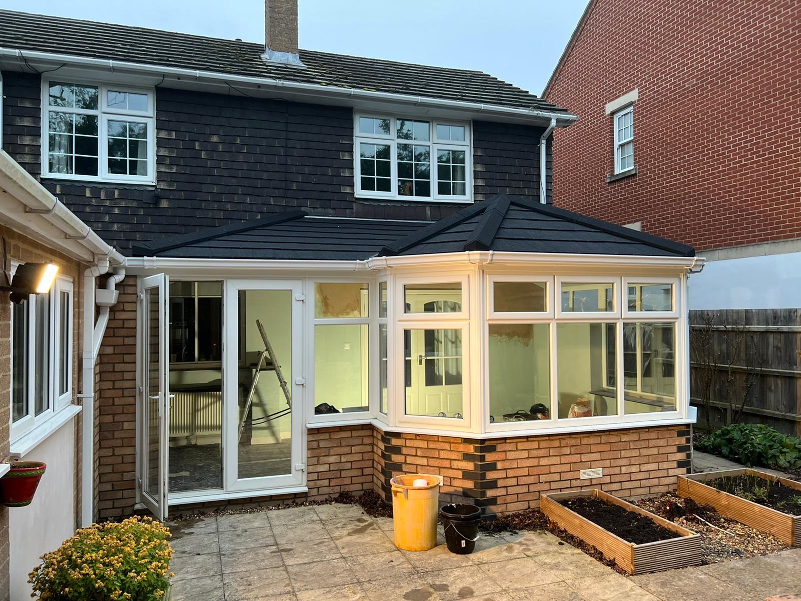 Binge's Conservatory after having a Conservatory Roof Conversion